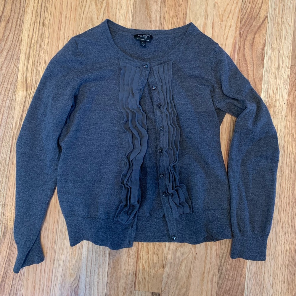 100% merino wool cardigan